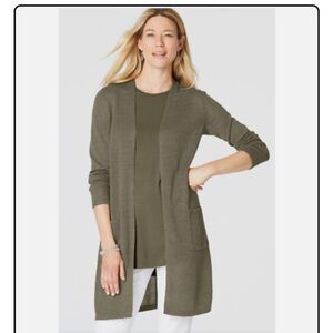 J. Jill Long & Light 2-Pocket Cardigan